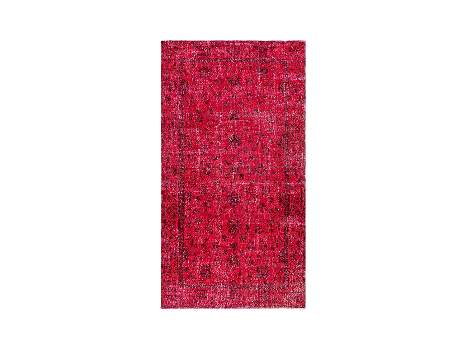Tapis de laine 137x257 rouge Ultra Vintage
