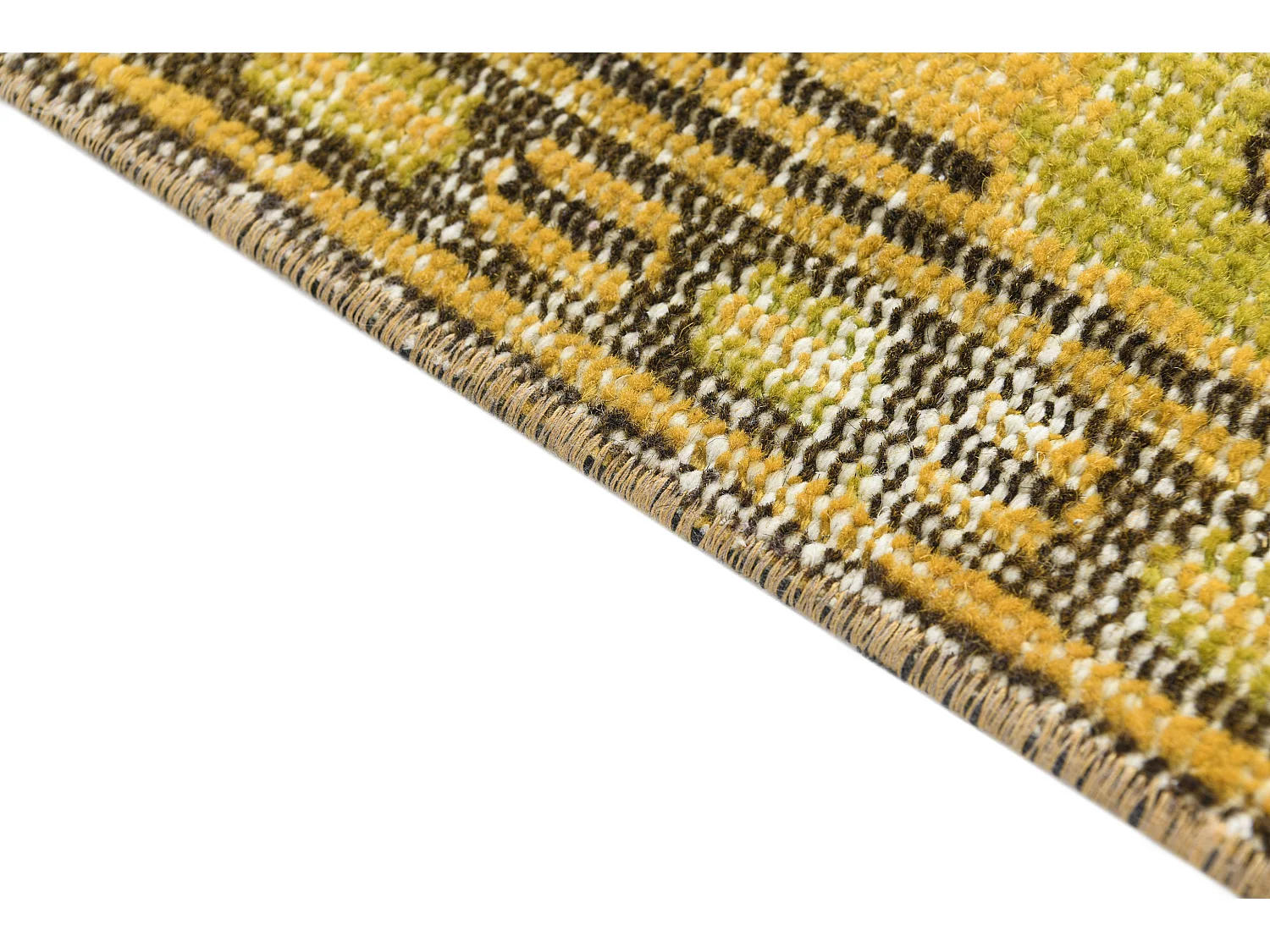 Tappeto in lana 183x305 giallo Ultra Vintage