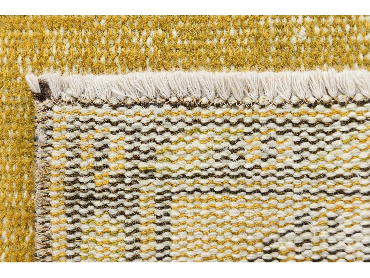 Tappeto in lana 183x305 giallo Ultra Vintage