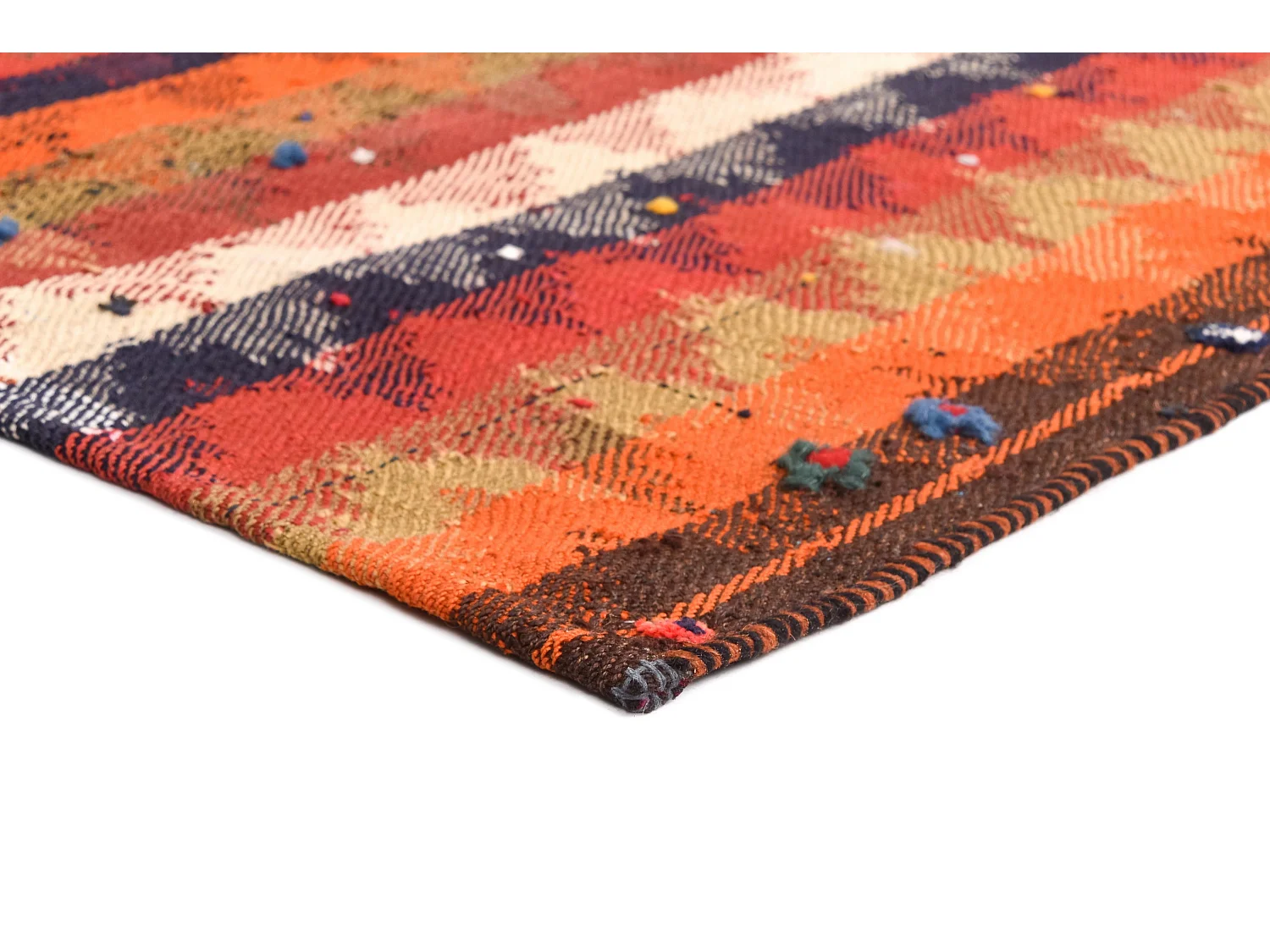 Wollteppich 128x174 Orange Jajim