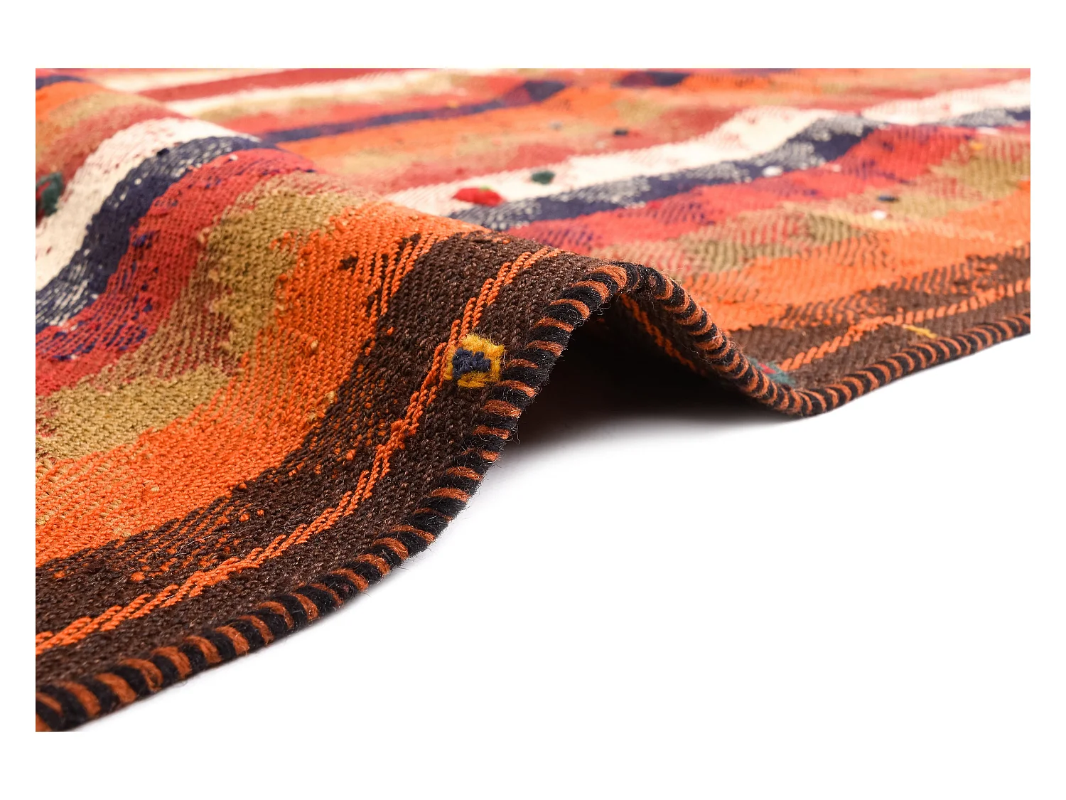 Tappeto in lana 128x174 arancia Jajim