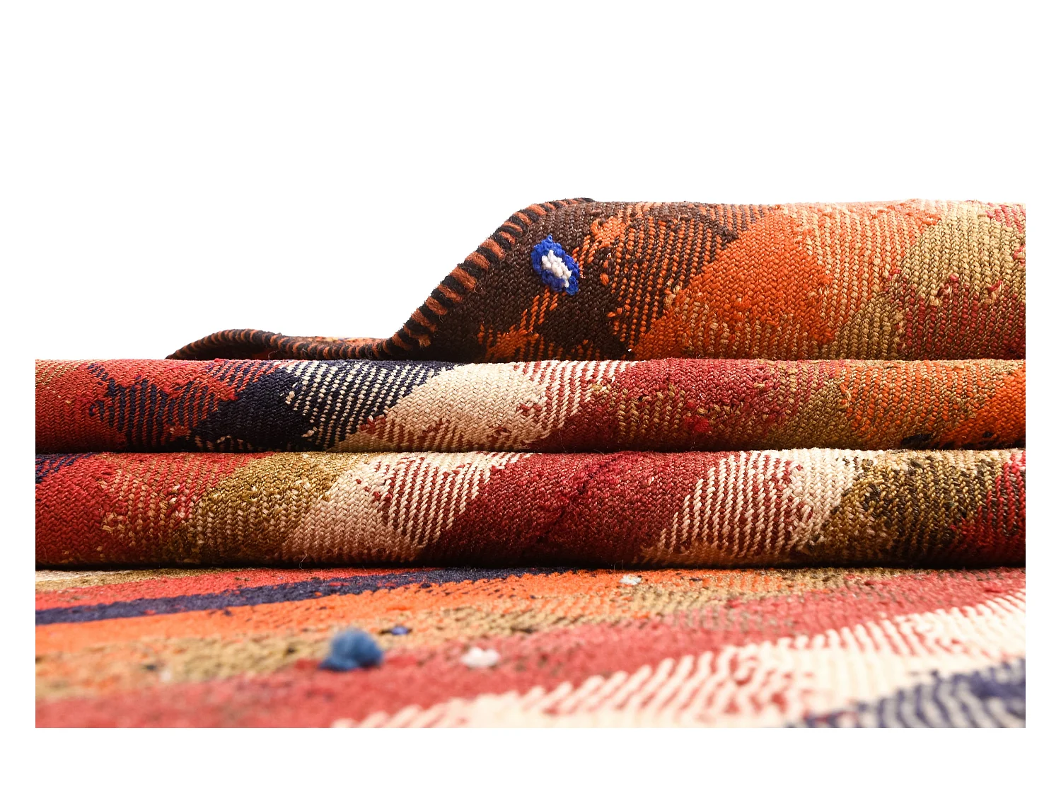 Tappeto in lana 128x174 arancia Jajim