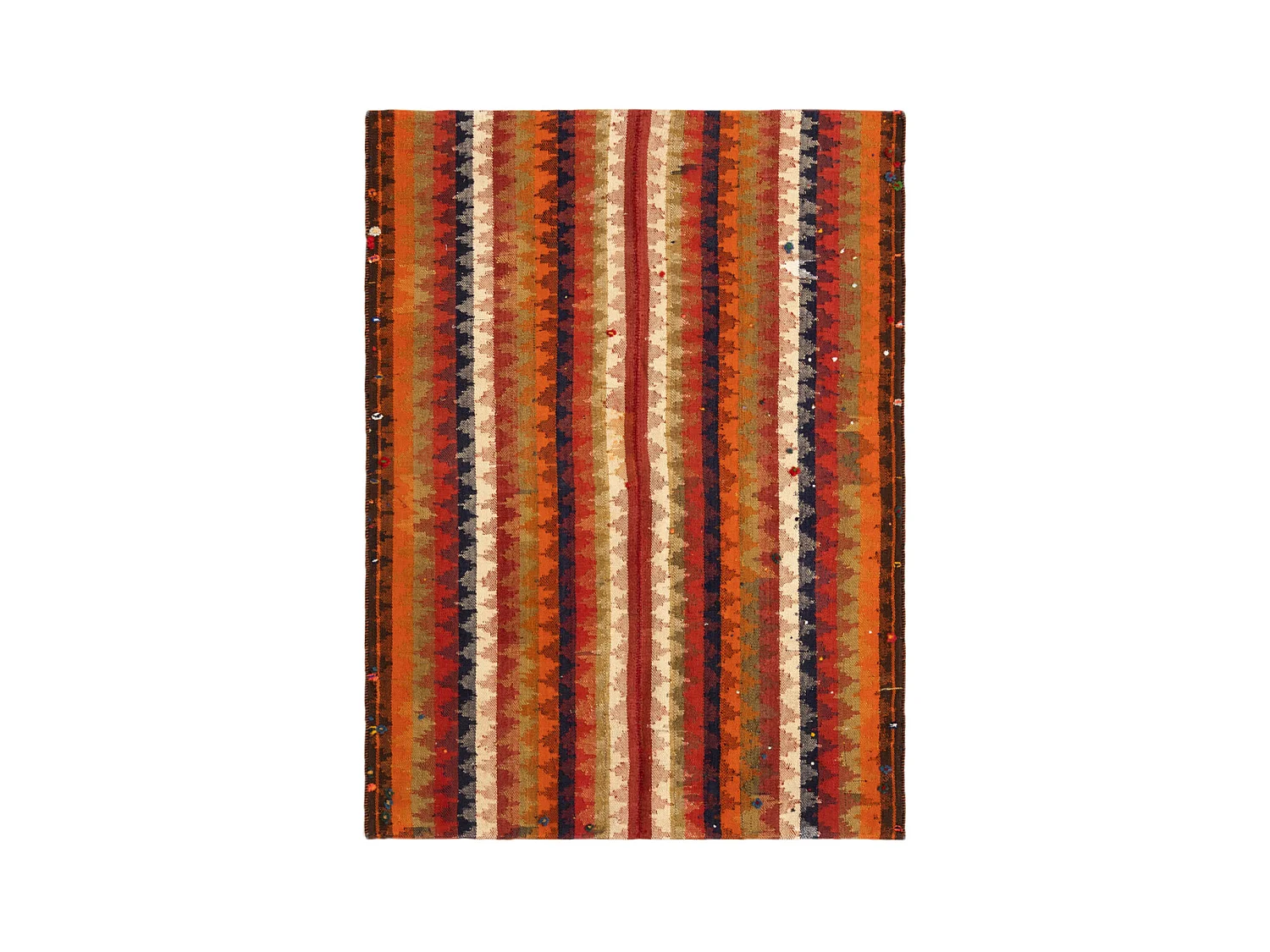 Tappeto in lana 128x174 arancia Jajim