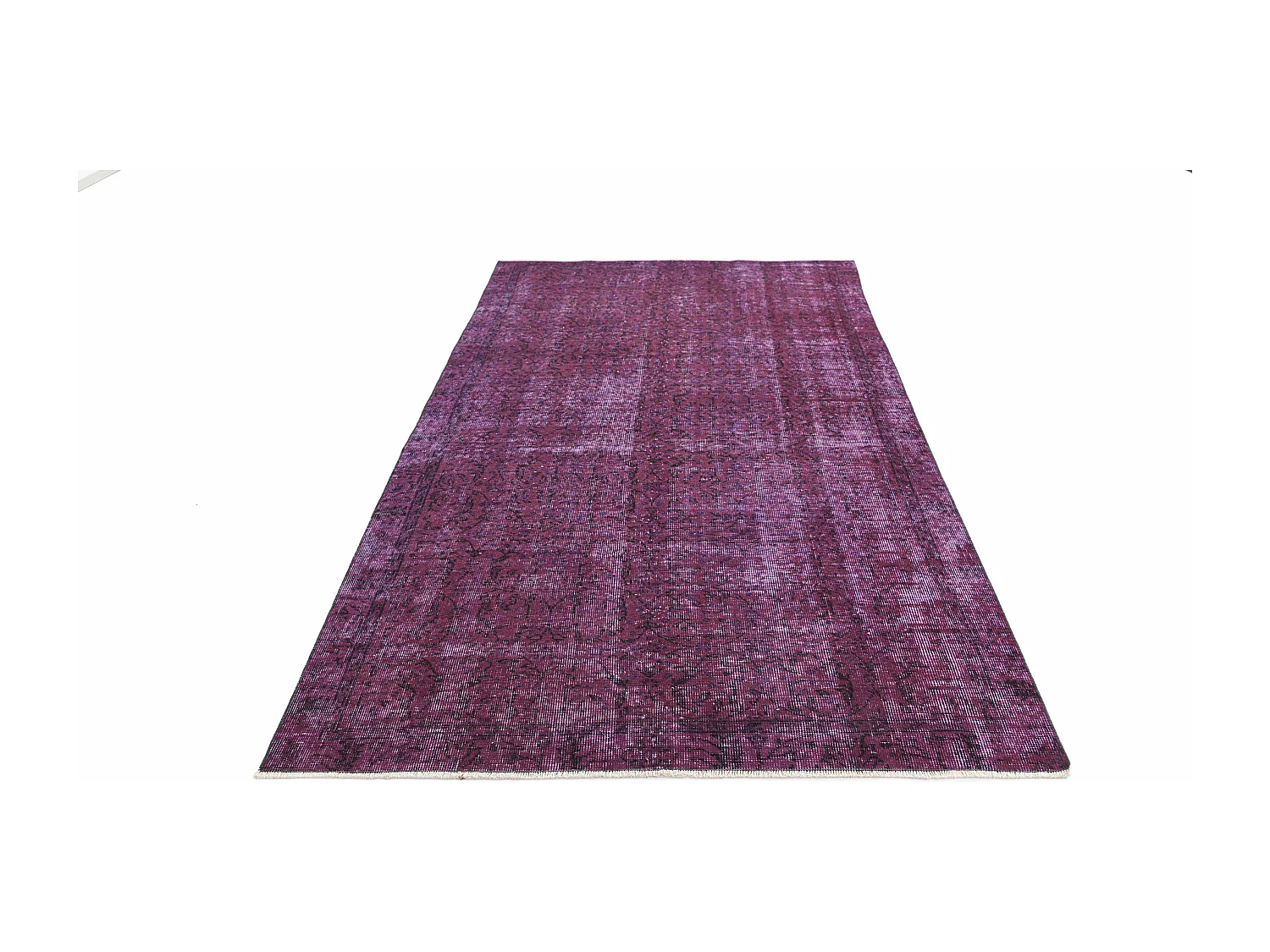 Tapis de laine 150x262 Violet Ultra Vintage