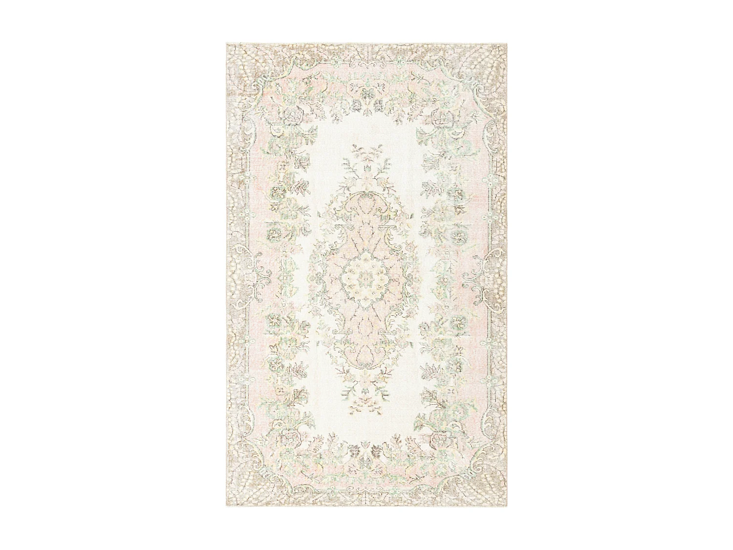Tappeto in lana 163x269 rosa Ultra Vintage