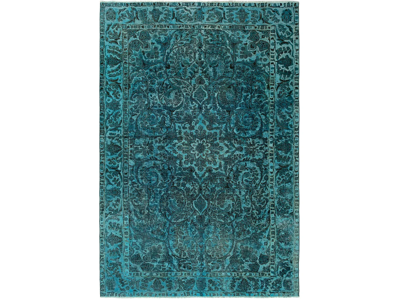 Wollteppich 203x303 Grün Vintage Royal