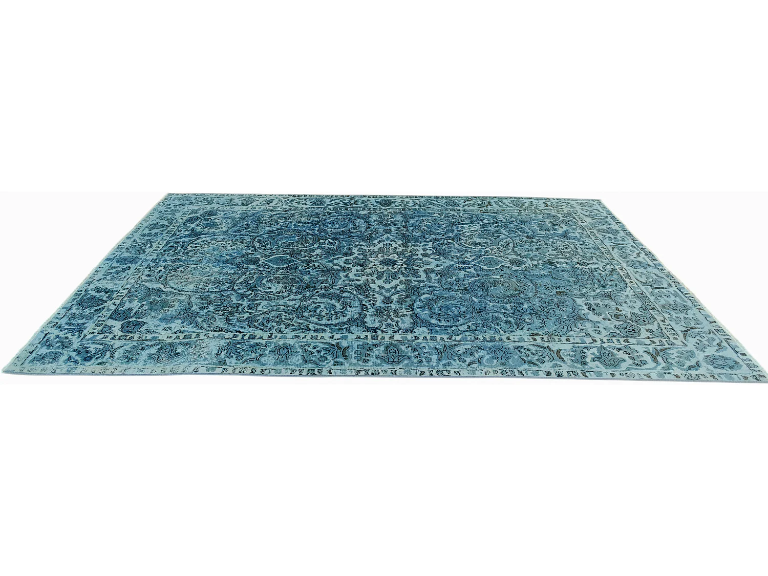 Wollteppich 203x303 Grün Vintage Royal