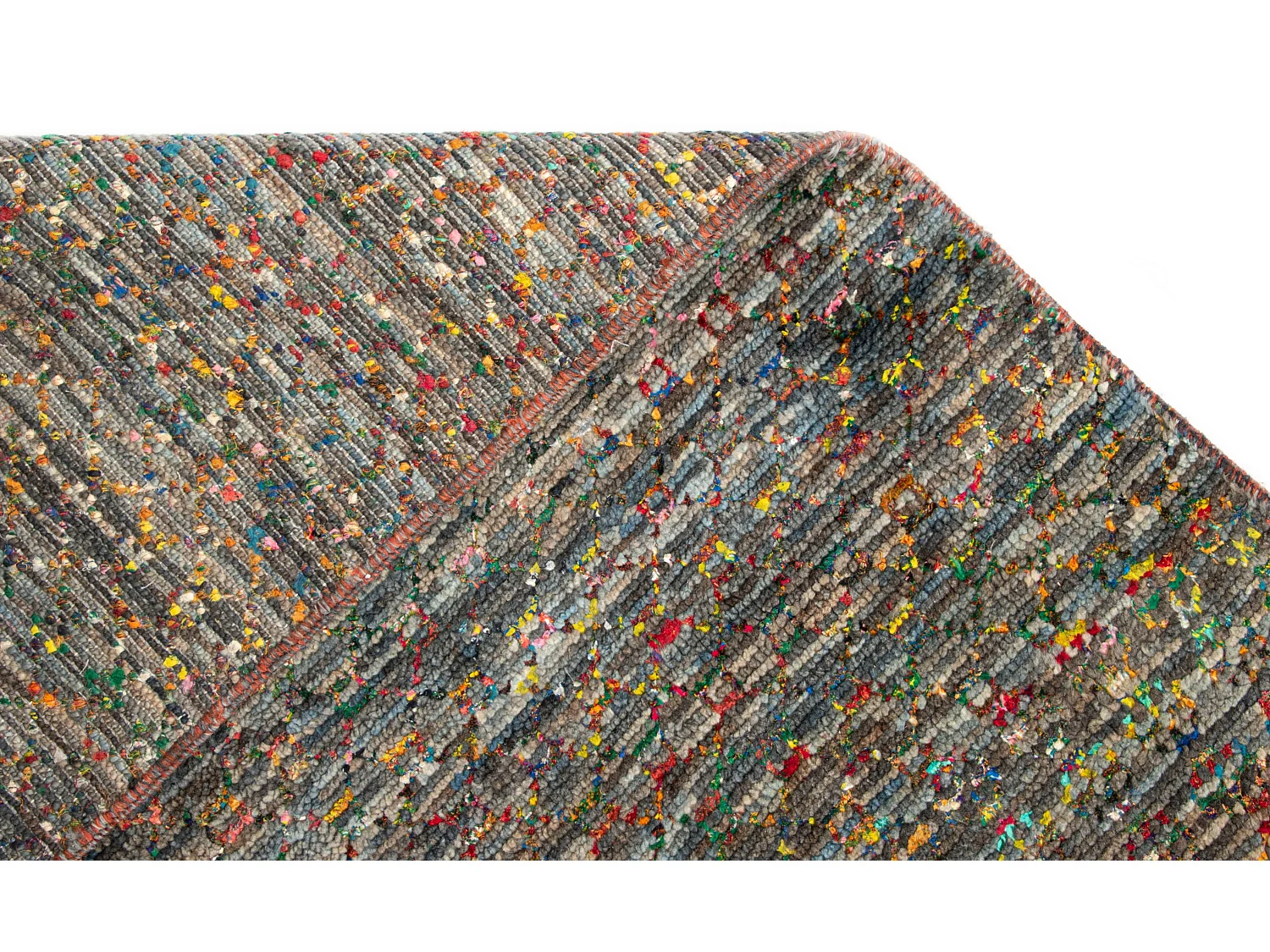 Tapis de laine 252x353 gris Agra