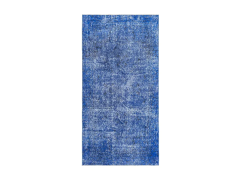 Wollteppich 102x206 Blau Ultra Vintage