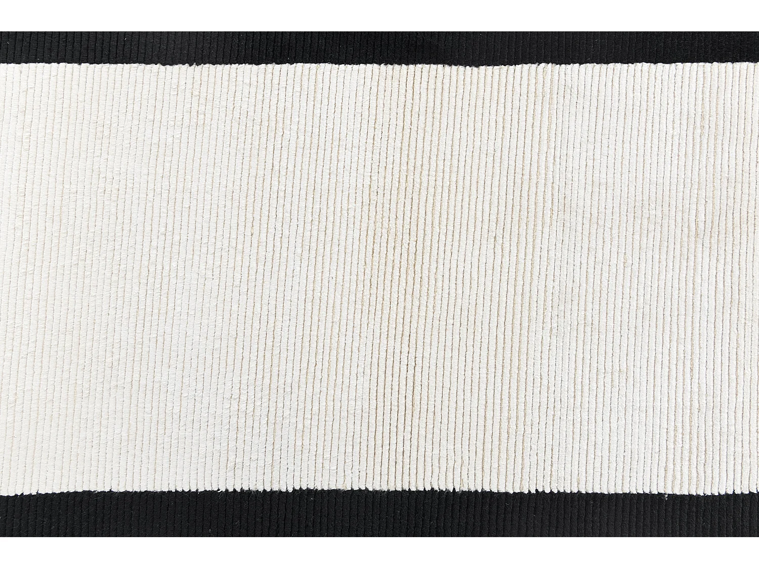 Tapis de couloir en laine 79x307 noir Darya