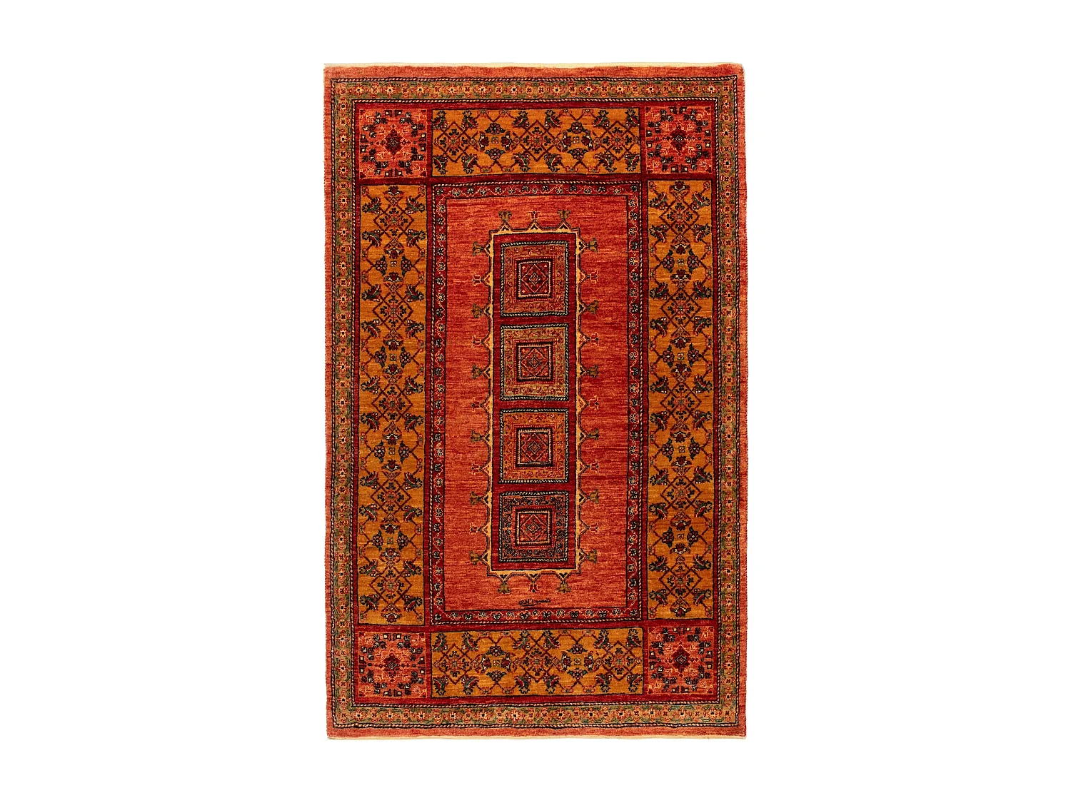 Woltapijt 174x107 Oranje Kashkuli