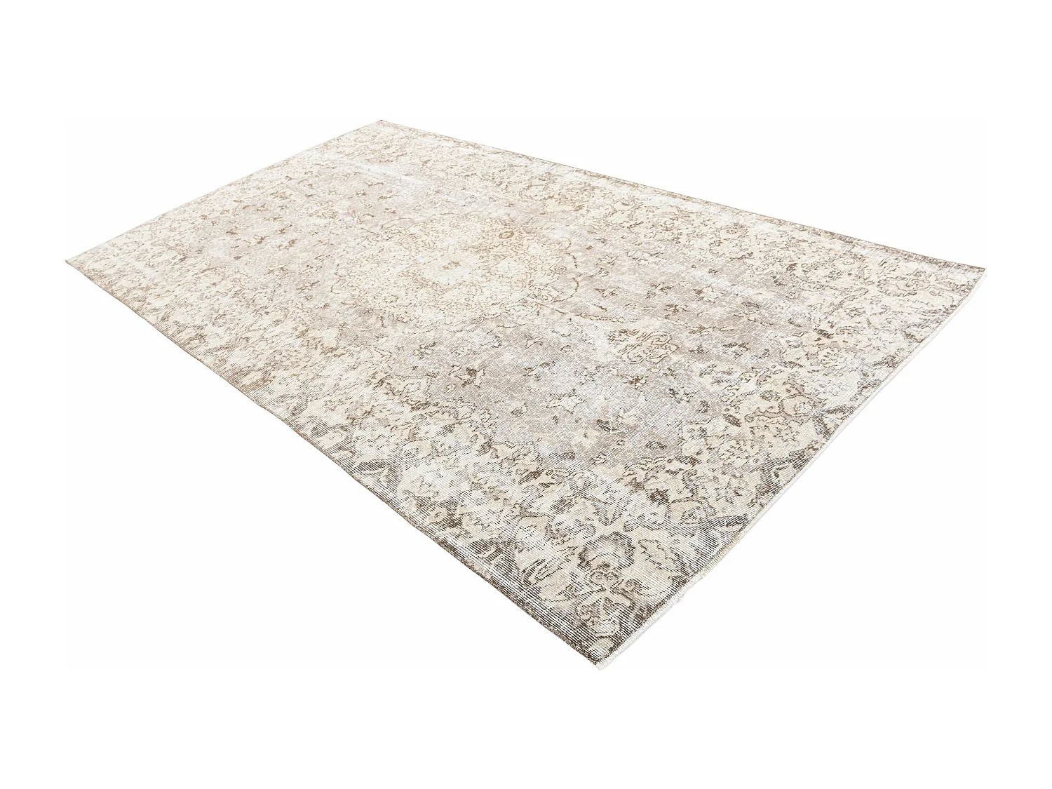 Tapis de laine 150x269 brun Ultra Vintage