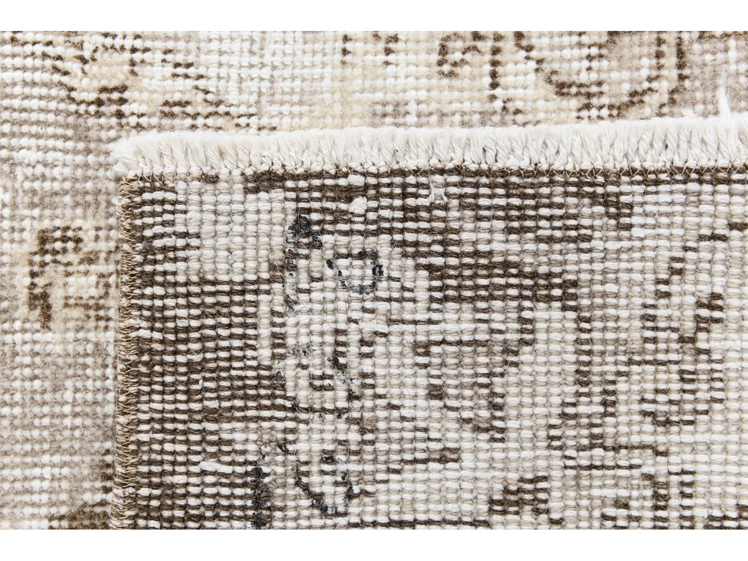 Tapis de laine 150x269 brun Ultra Vintage