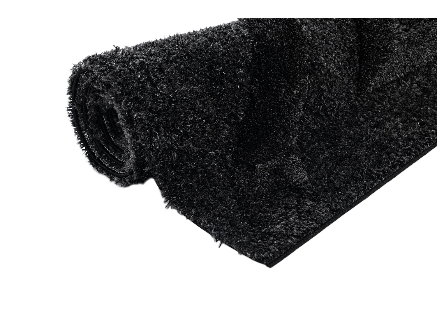 Hochflorteppich 240x305 Schwarz Thun Avis