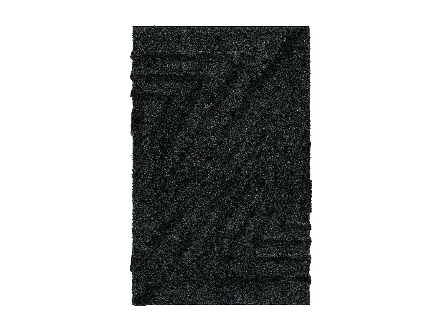 Tapis shaggy 240x305 noir Thun Avis