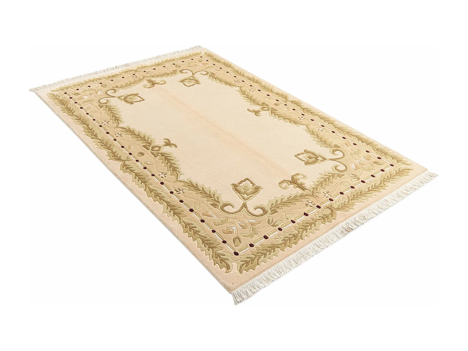 Tapis de laine 124x183 brun Darya