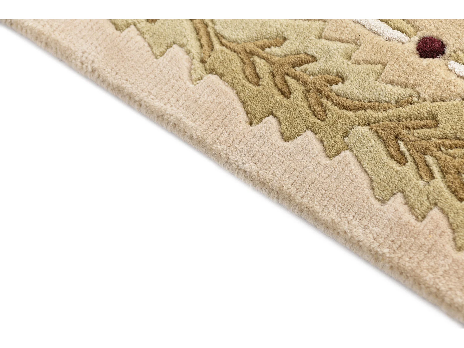 Tapis de laine 124x183 brun Darya