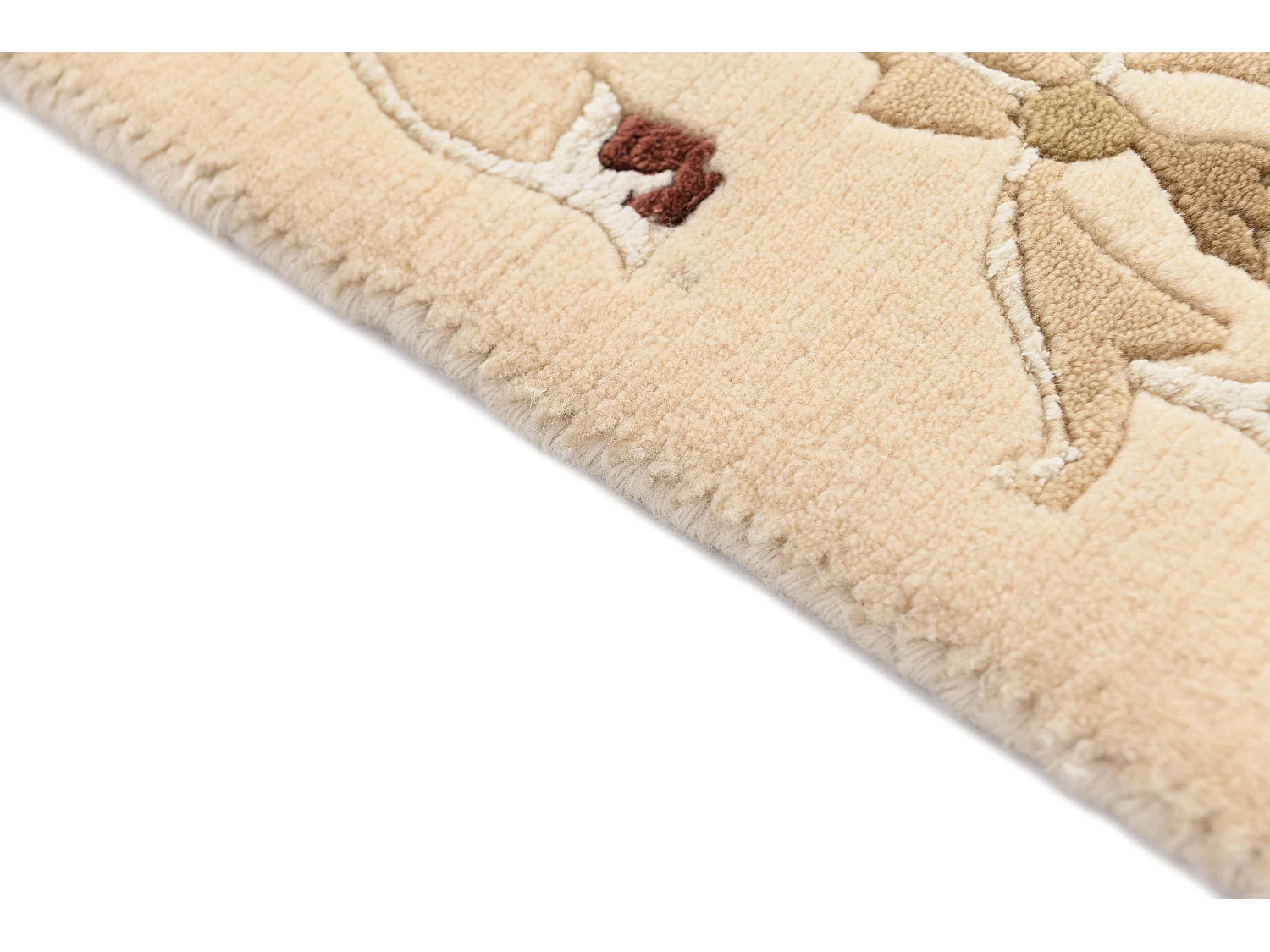 Tapis de couloir en laine 79x305 beige Darya