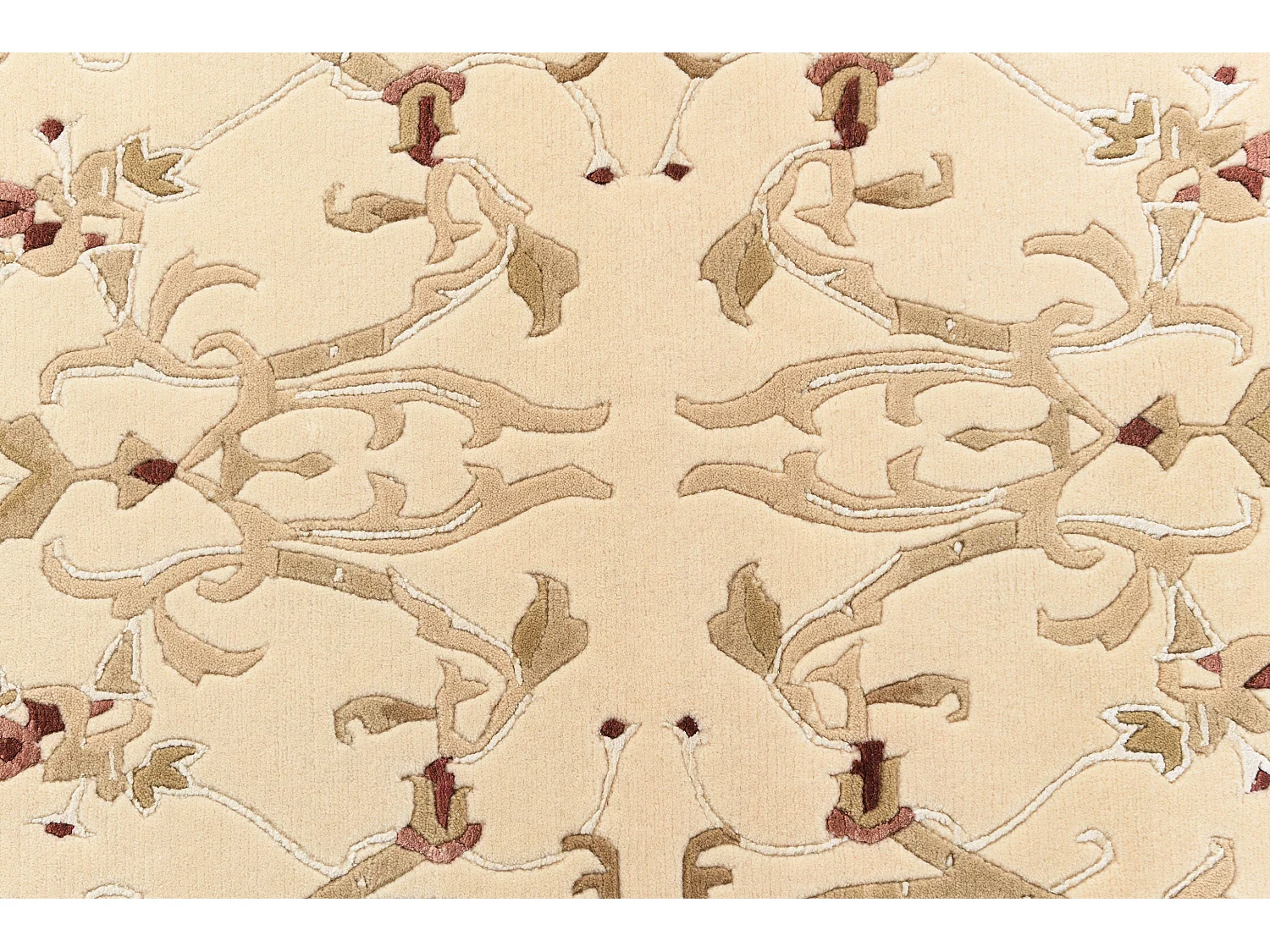 Tapis de couloir en laine 79x305 beige Darya