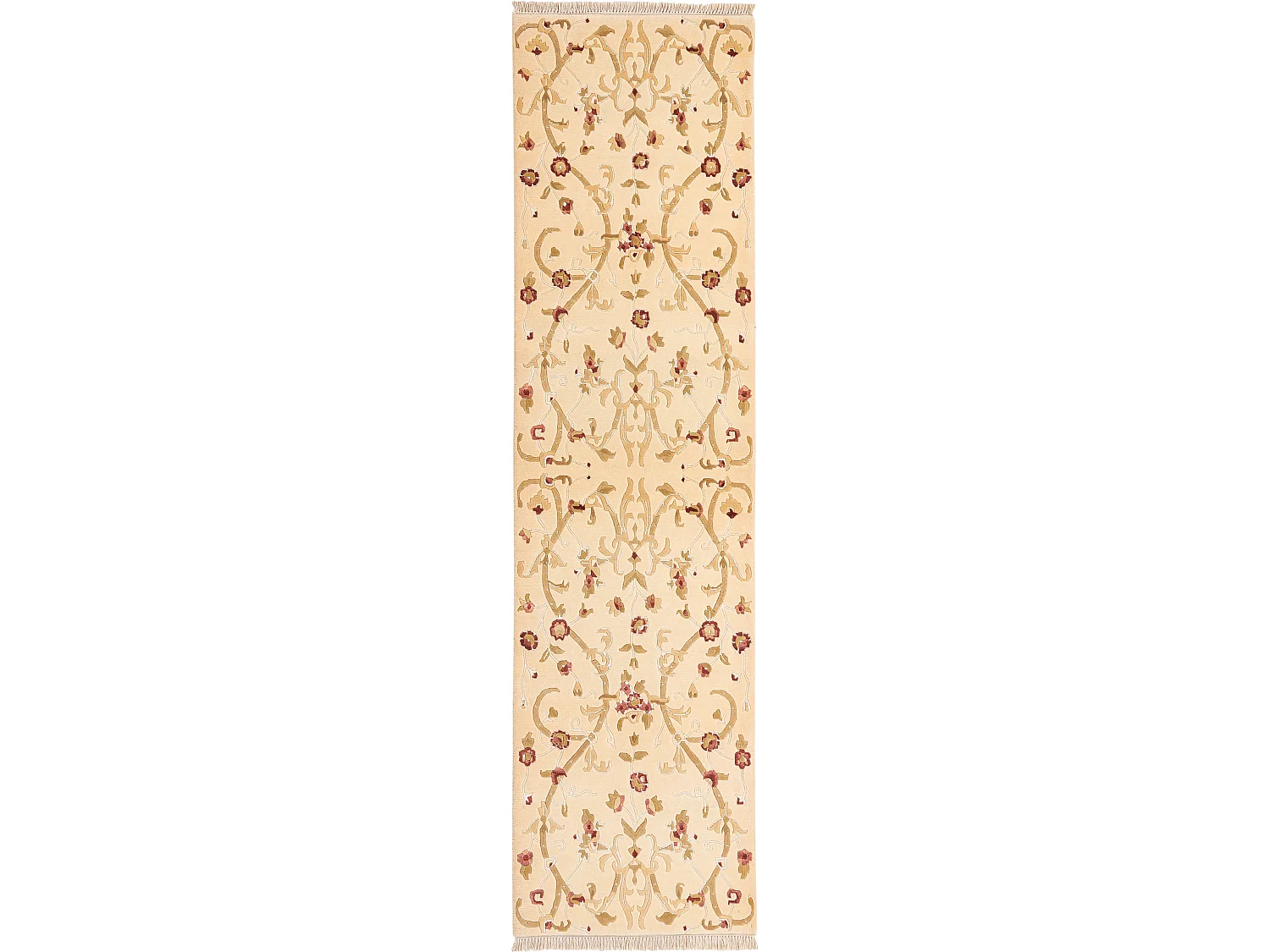 Tapis de couloir en laine 79x305 beige Darya