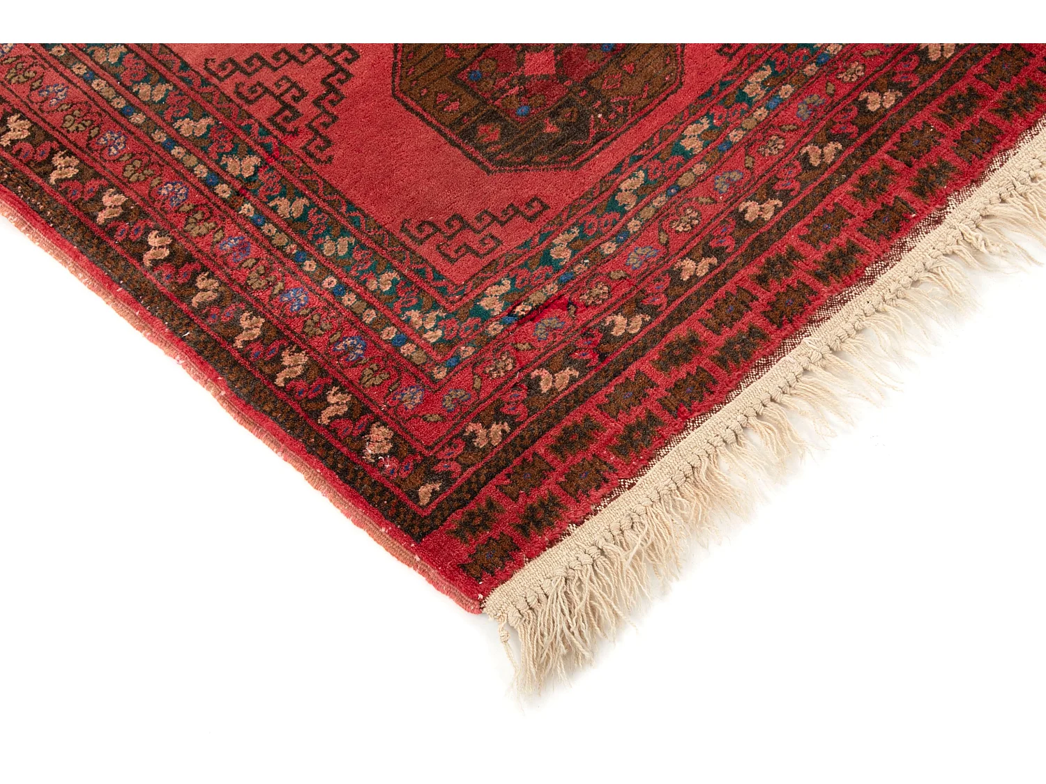 Tapis de laine 80x118 rouge Afghan