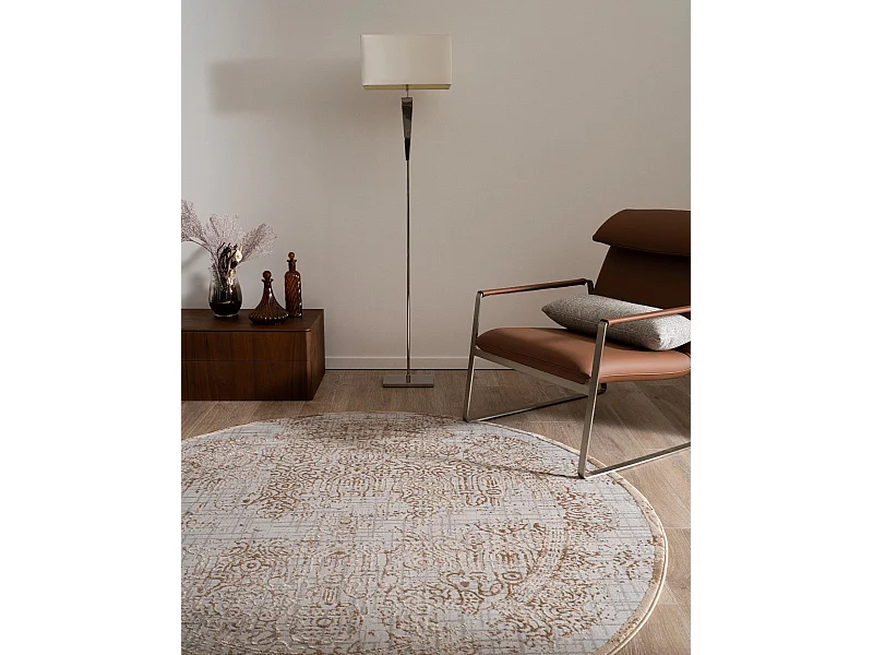 Tapijt 240x240 Grijs Bern Shimmer