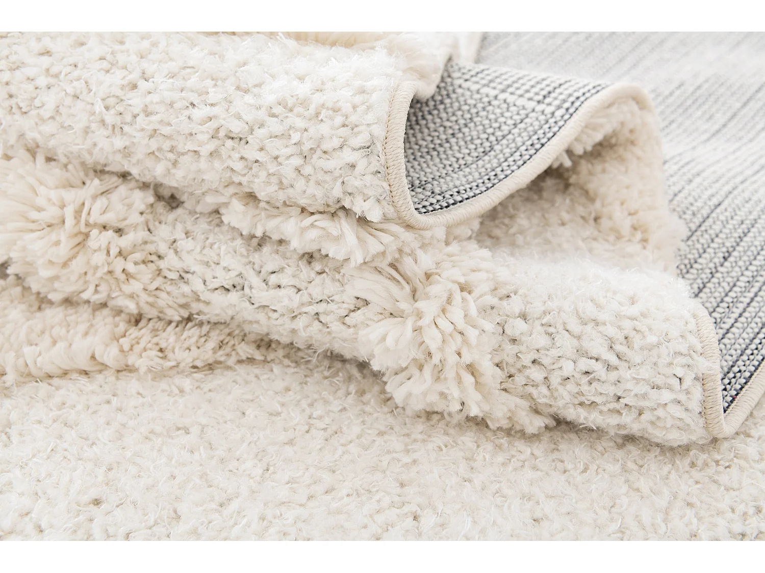 Tapis shaggy 240x305 Blanc Thun Avis