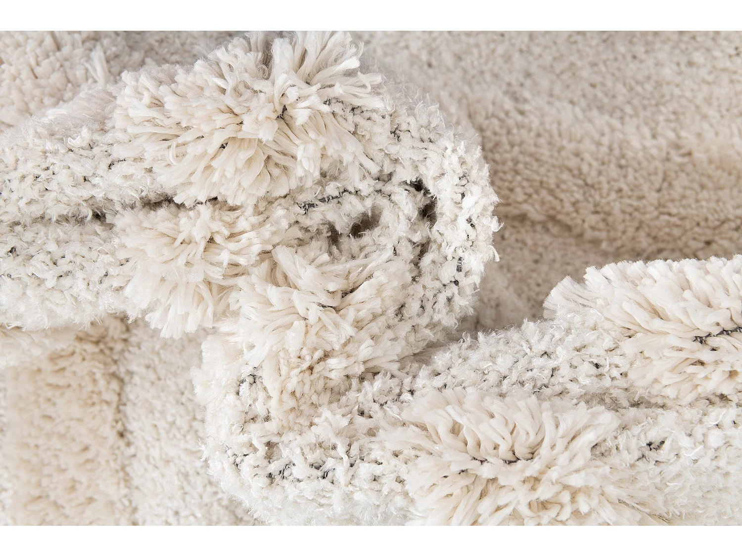 Tapis shaggy 240x305 Blanc Thun Avis