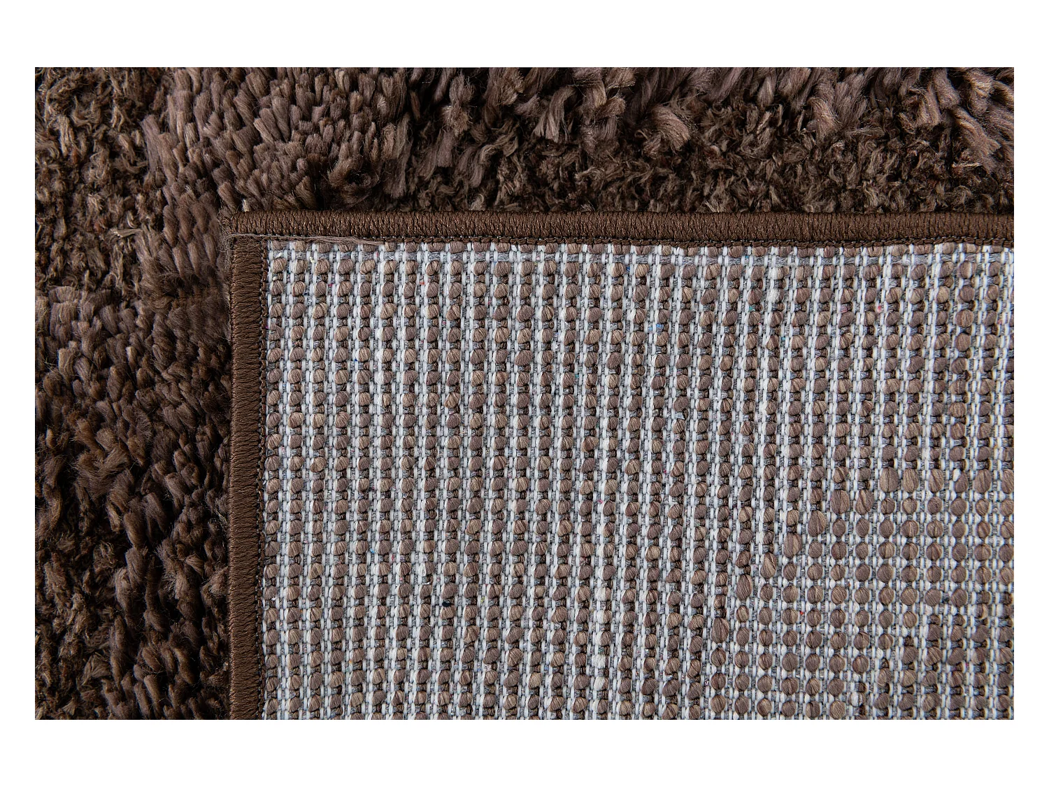 Hoogpolig tapijt 305x240 Donkerbruin Thun Artem