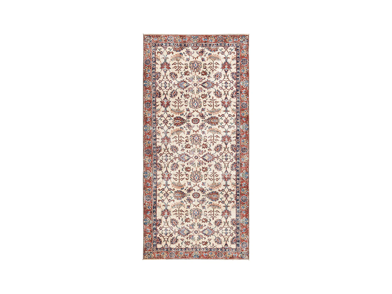Tapis de laine 114x239 beige Ultra Vintage
