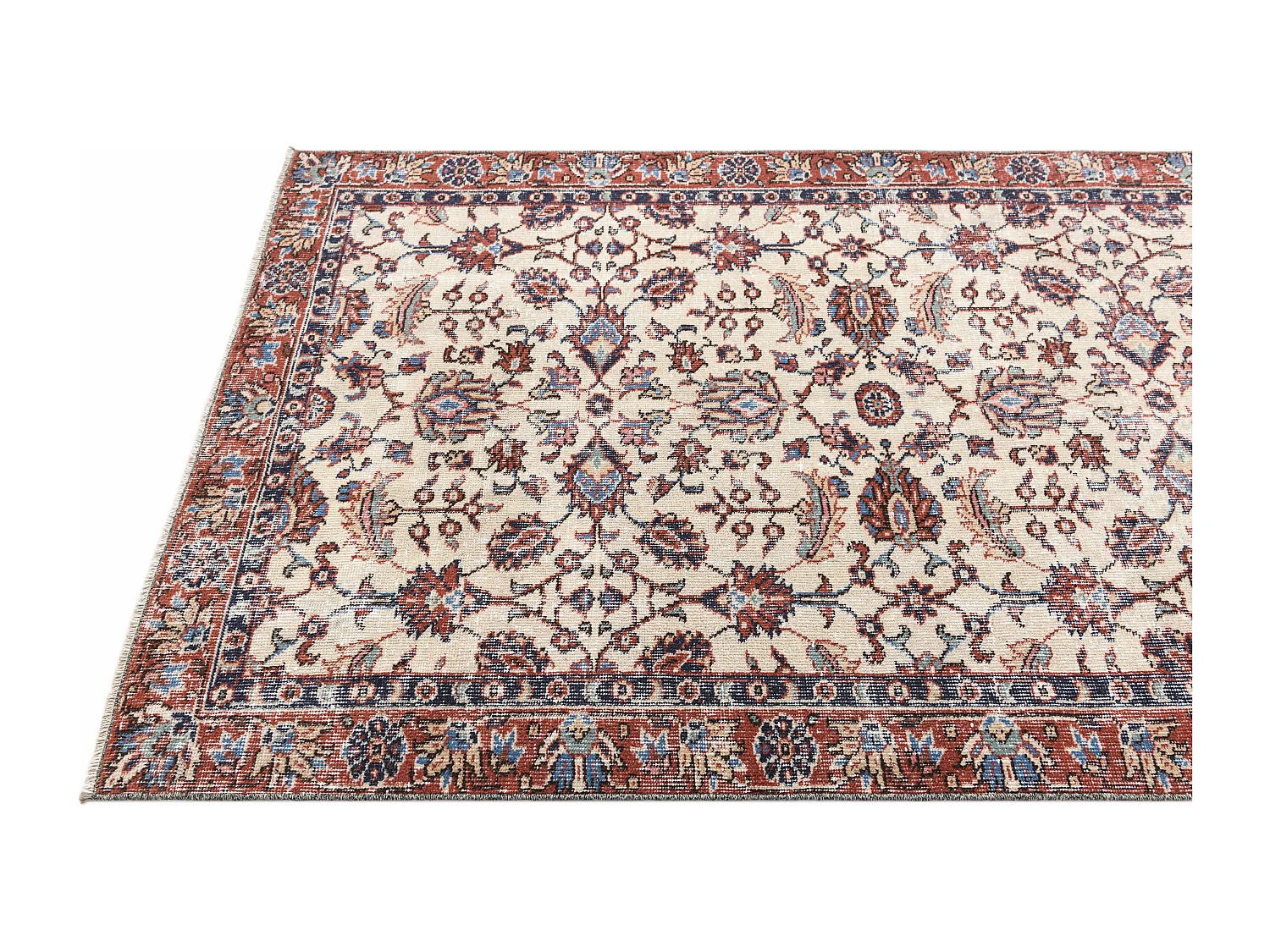 Tapis de laine 114x239 beige Ultra Vintage