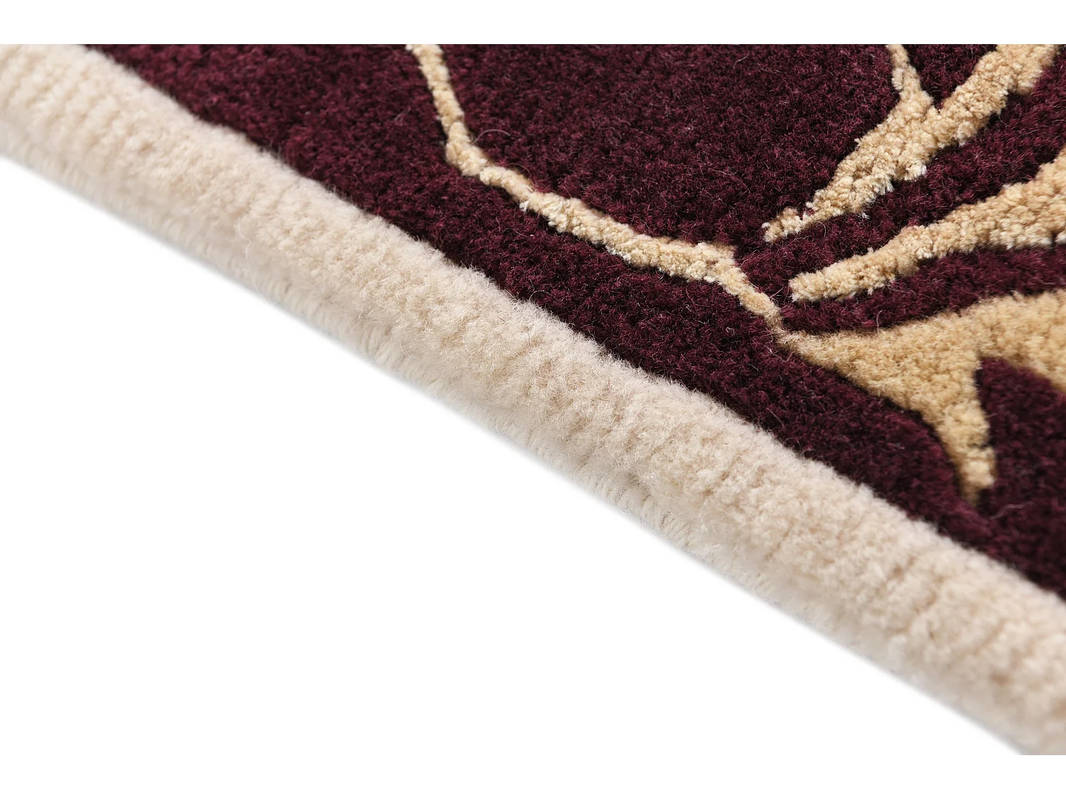 Tapis de laine 140x203 beige Darya