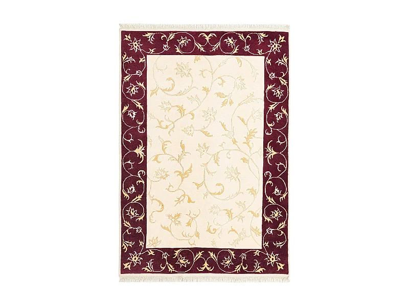 Wollteppich 140x203 Beige Darya