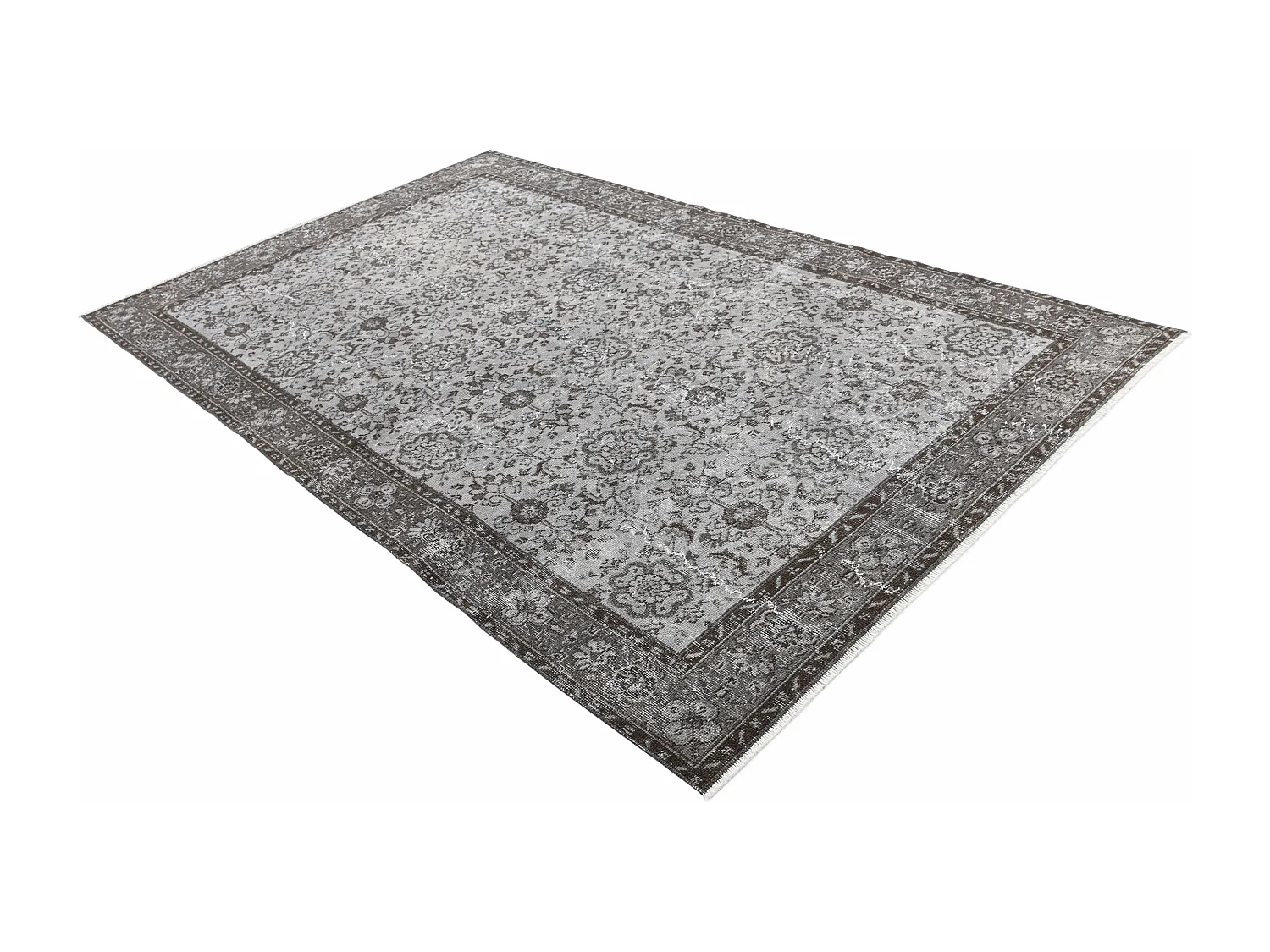 Tapis de laine 165x279 gris Ultra Vintage