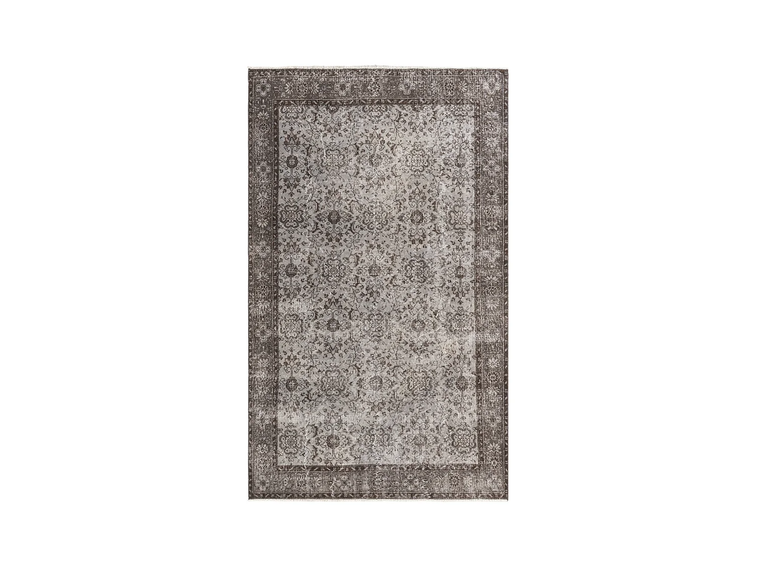 Tapis de laine 165x279 gris Ultra Vintage