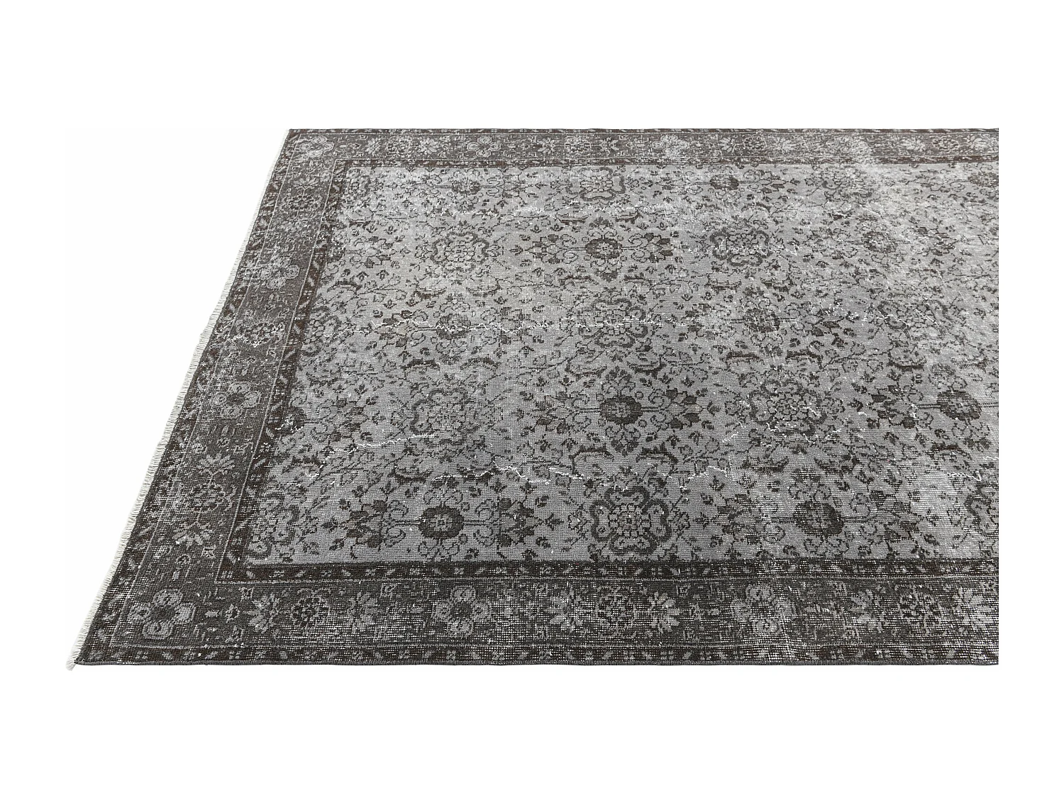 Tapis de laine 165x279 gris Ultra Vintage