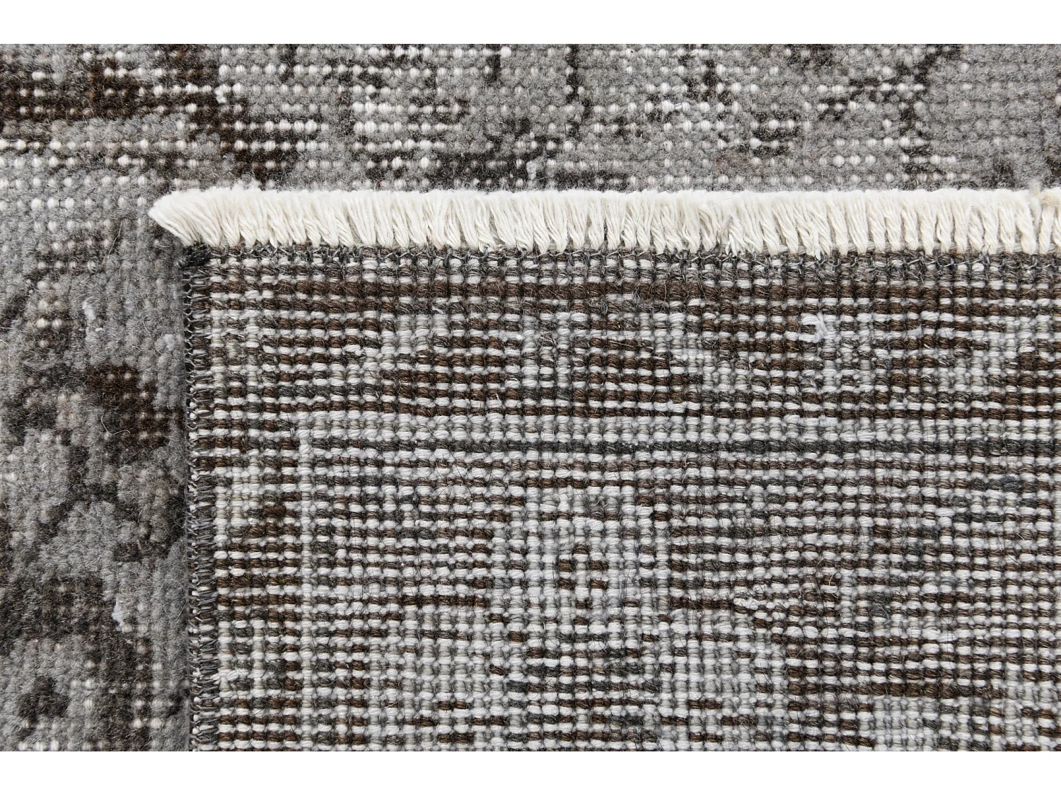 Tapis de laine 165x279 gris Ultra Vintage