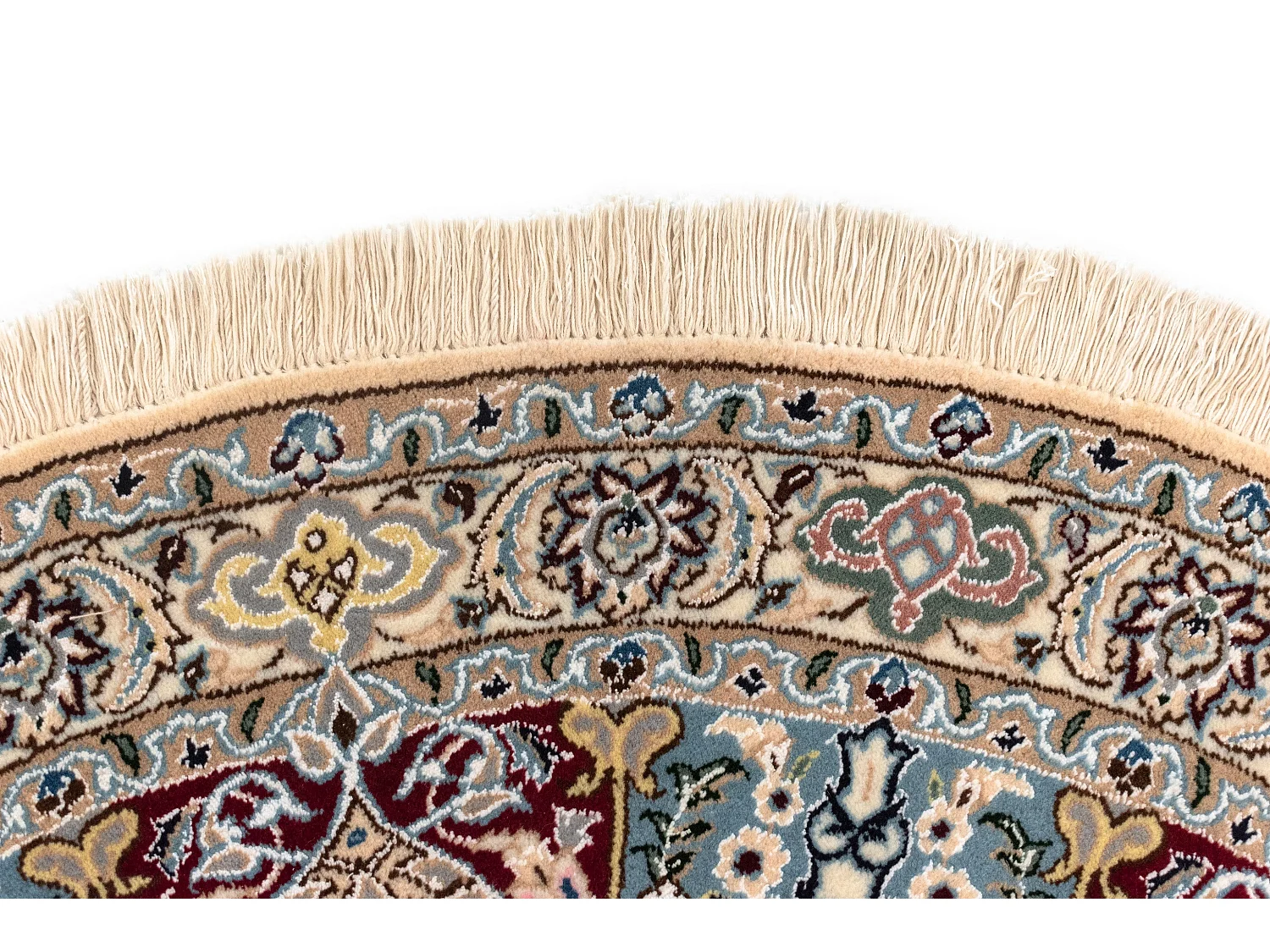 Tappeto in lana 150x150 multicolore Nain