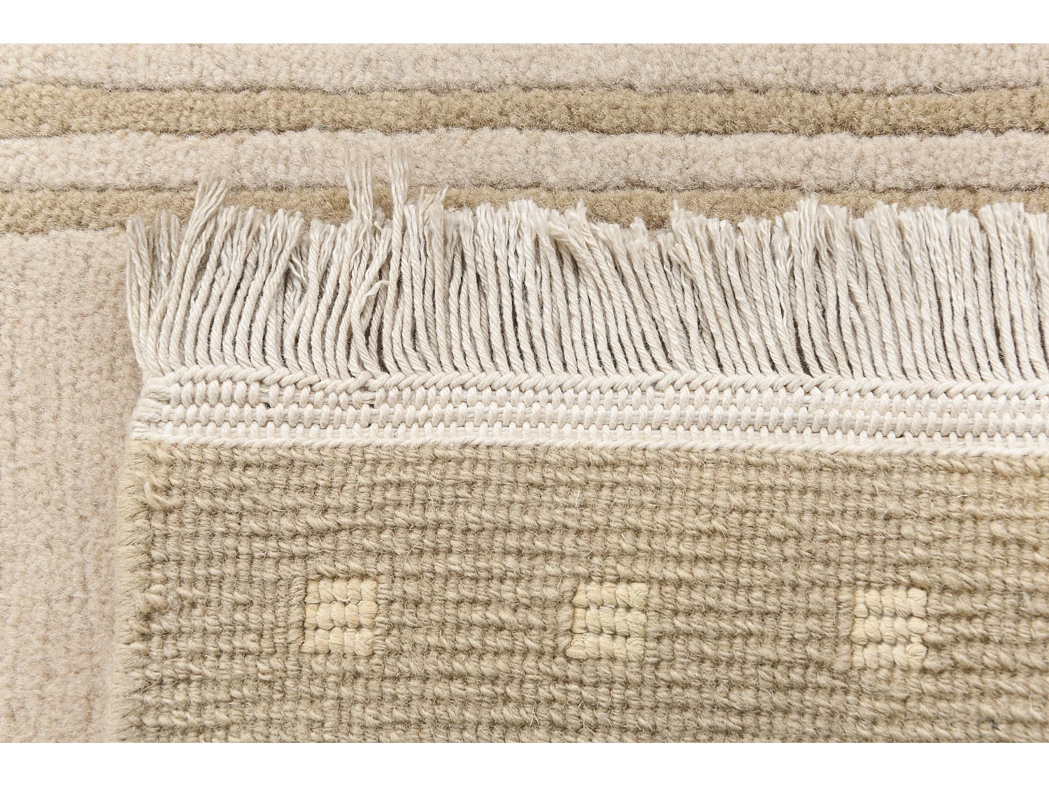 Läufer-Wollteppich 89x290 Grün Darya