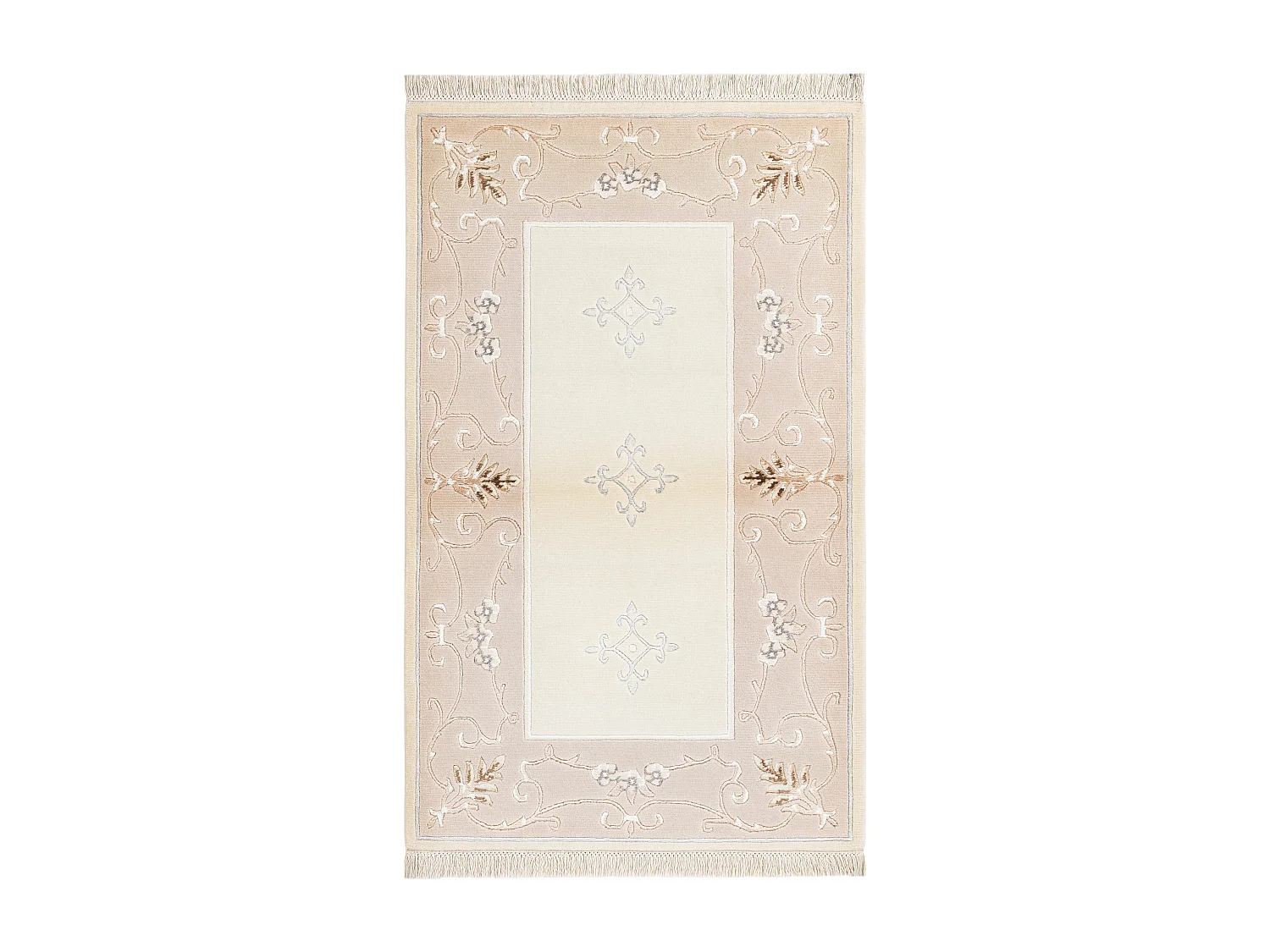 Wollteppich 89x152 Beige Darya