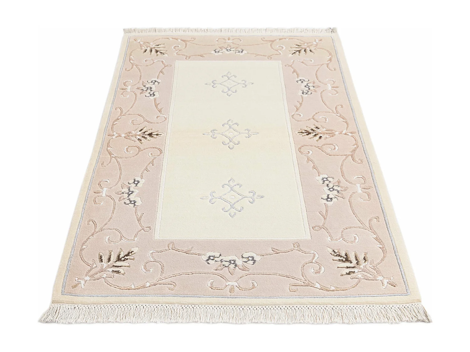 Wollteppich 89x152 Beige Darya