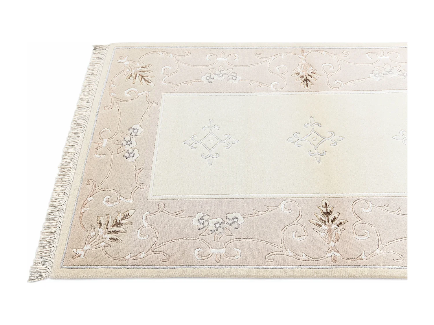 Wollteppich 89x152 Beige Darya