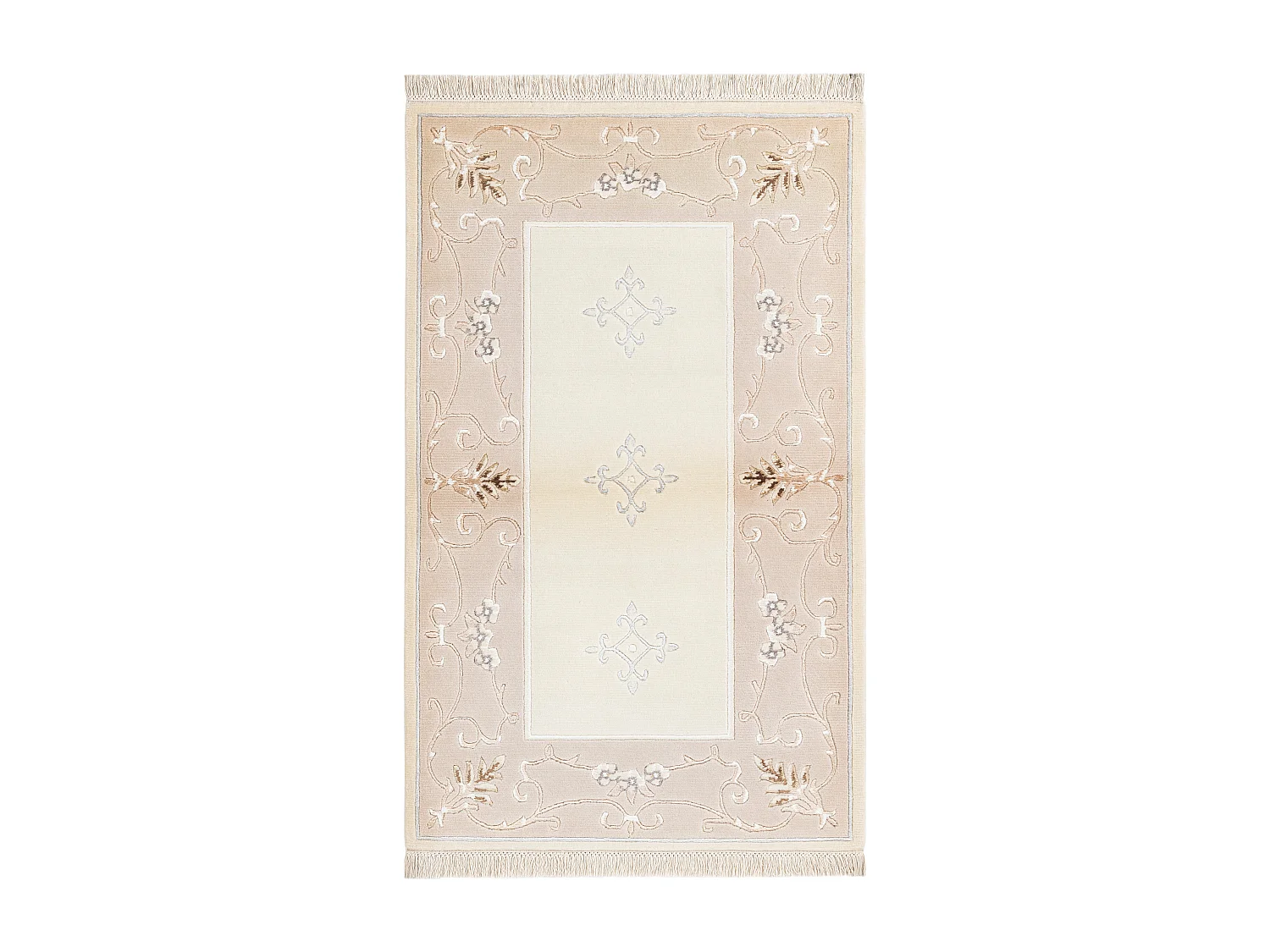 Wollteppich 89x152 Beige Darya