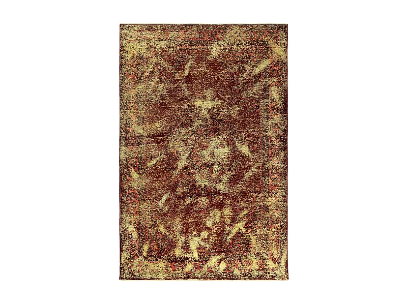 Tapis de laine 190x300 jaune Vintage Royal