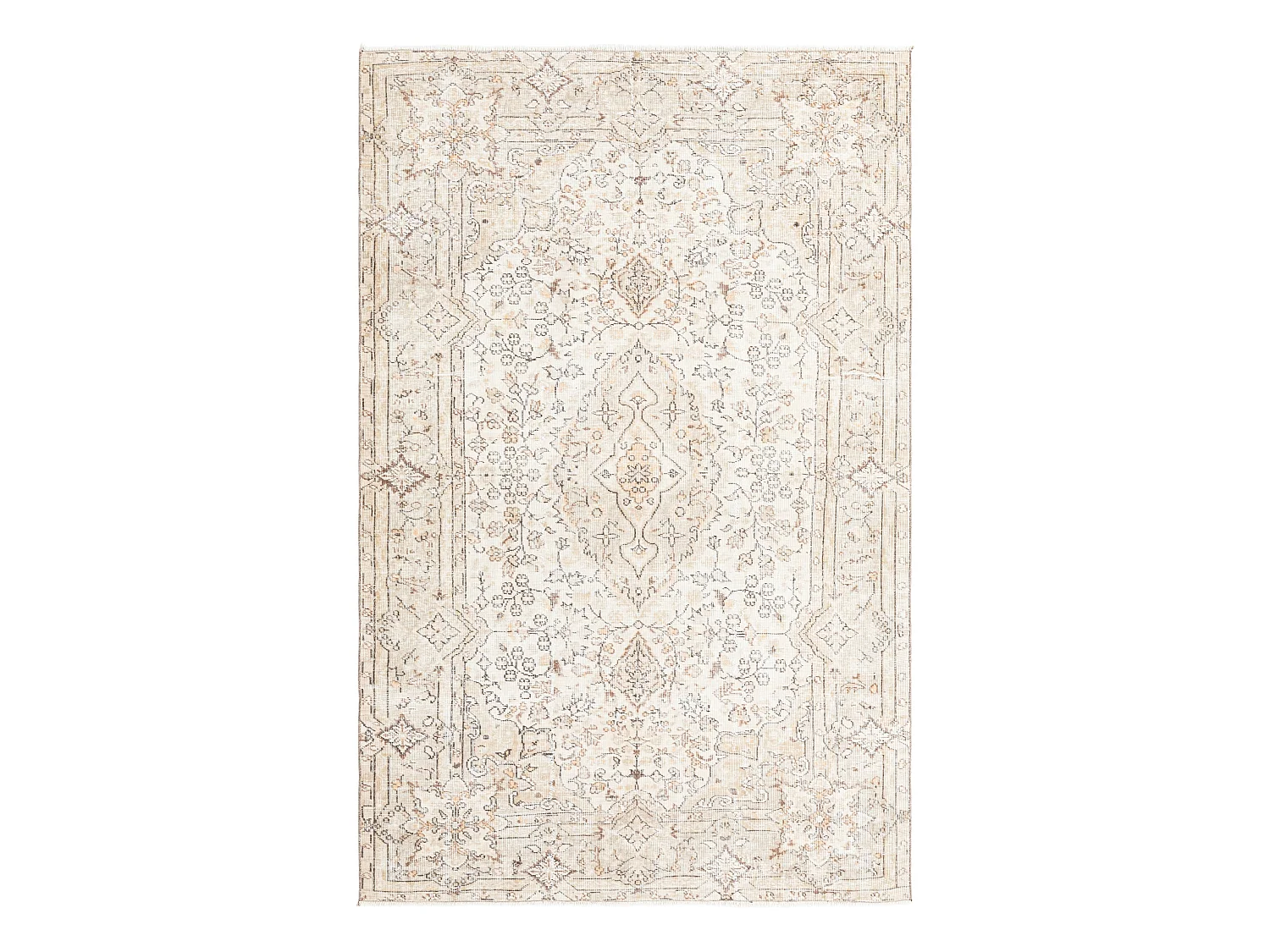 Tapis de laine 165x254 beige Ultra Vintage