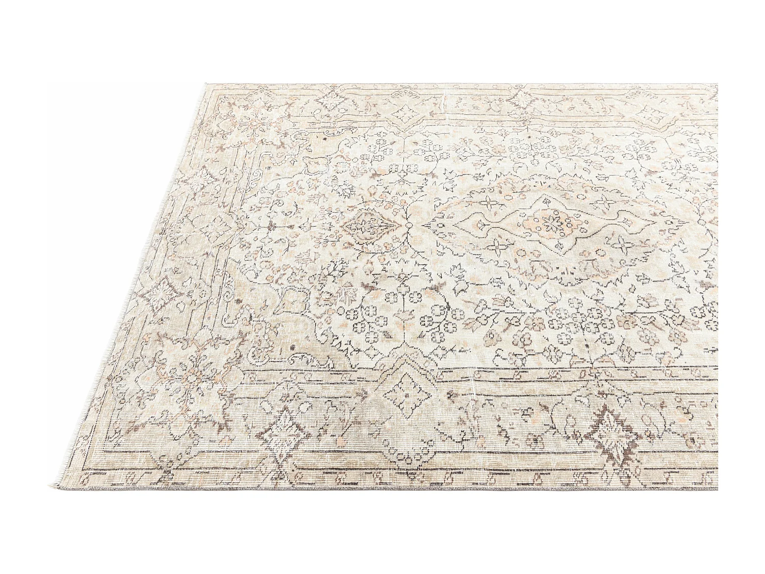 Tapis de laine 165x254 beige Ultra Vintage