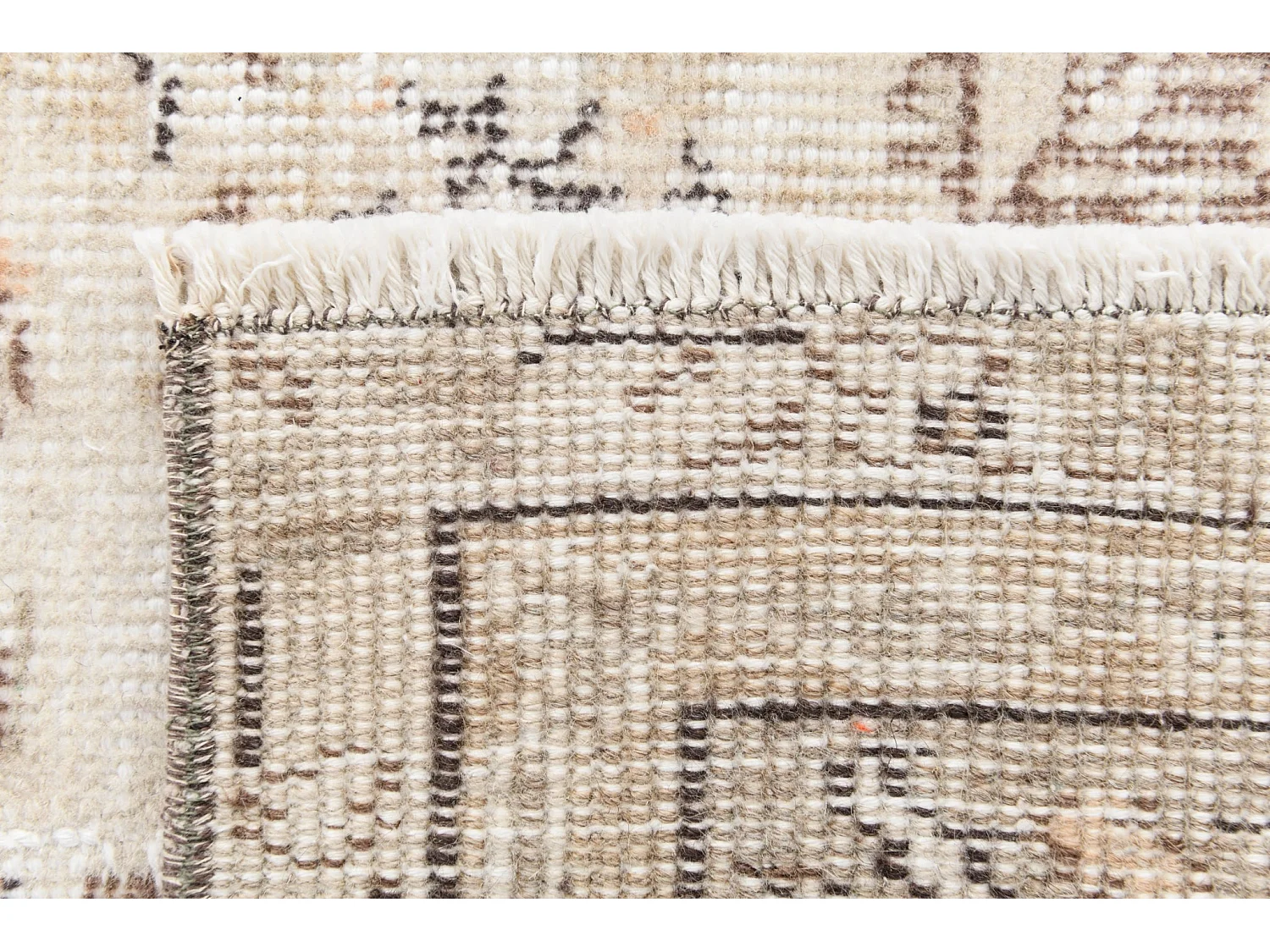 Tapis de laine 165x254 beige Ultra Vintage