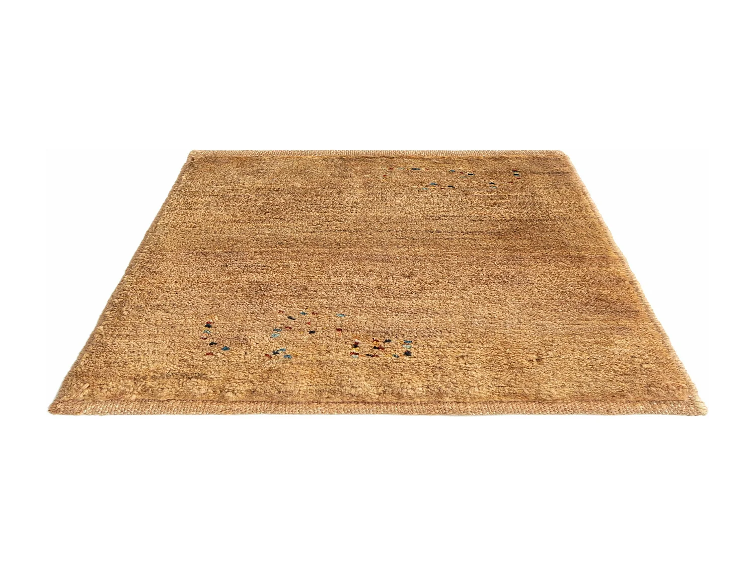 Tapis de laine 45x50 brun Gabbeh