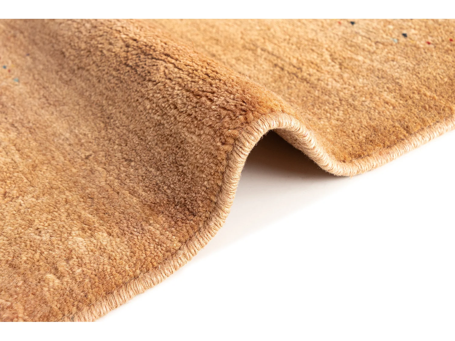 Tapis de laine 45x50 brun Gabbeh