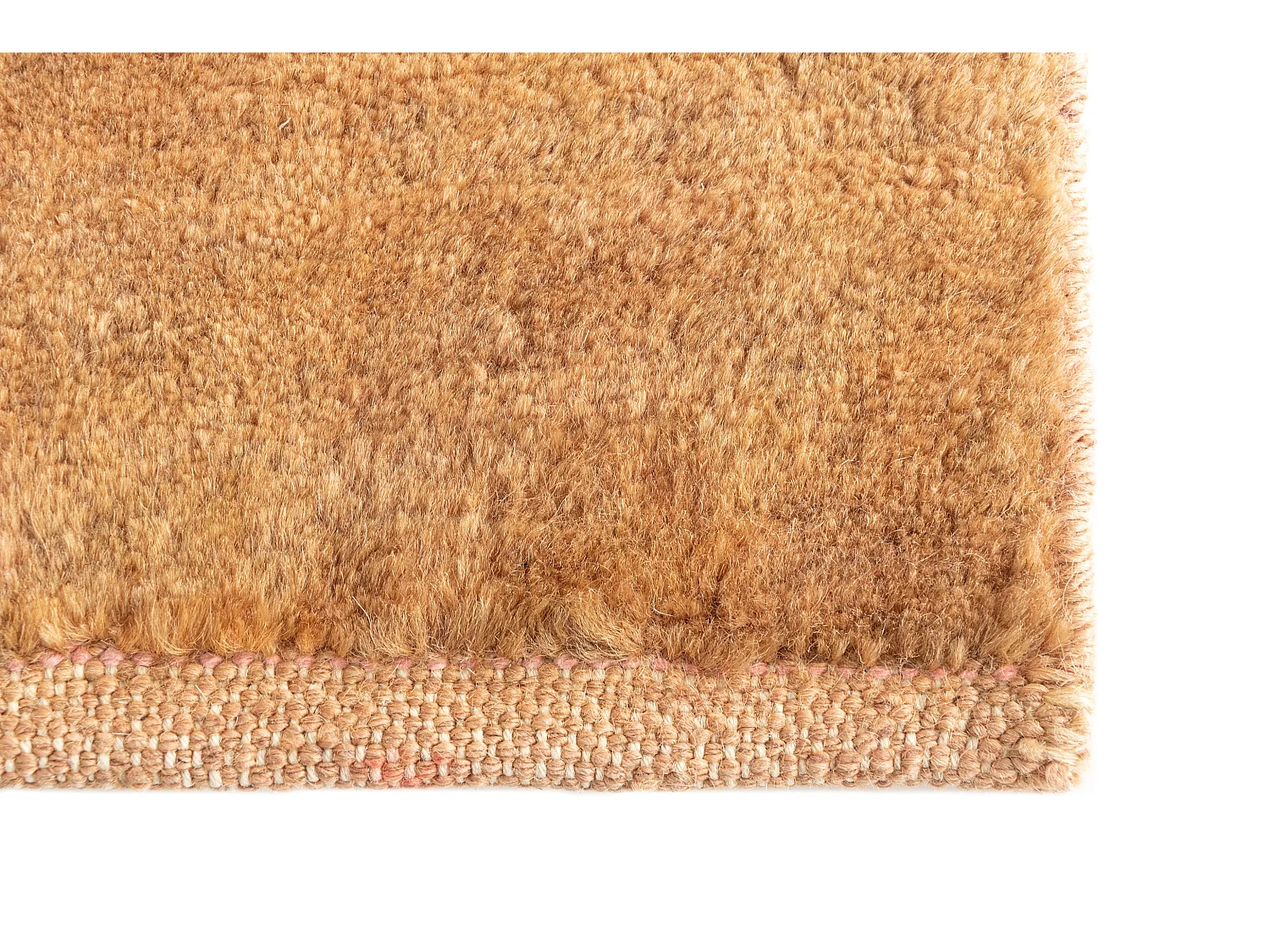 Tapis de laine 45x50 brun Gabbeh